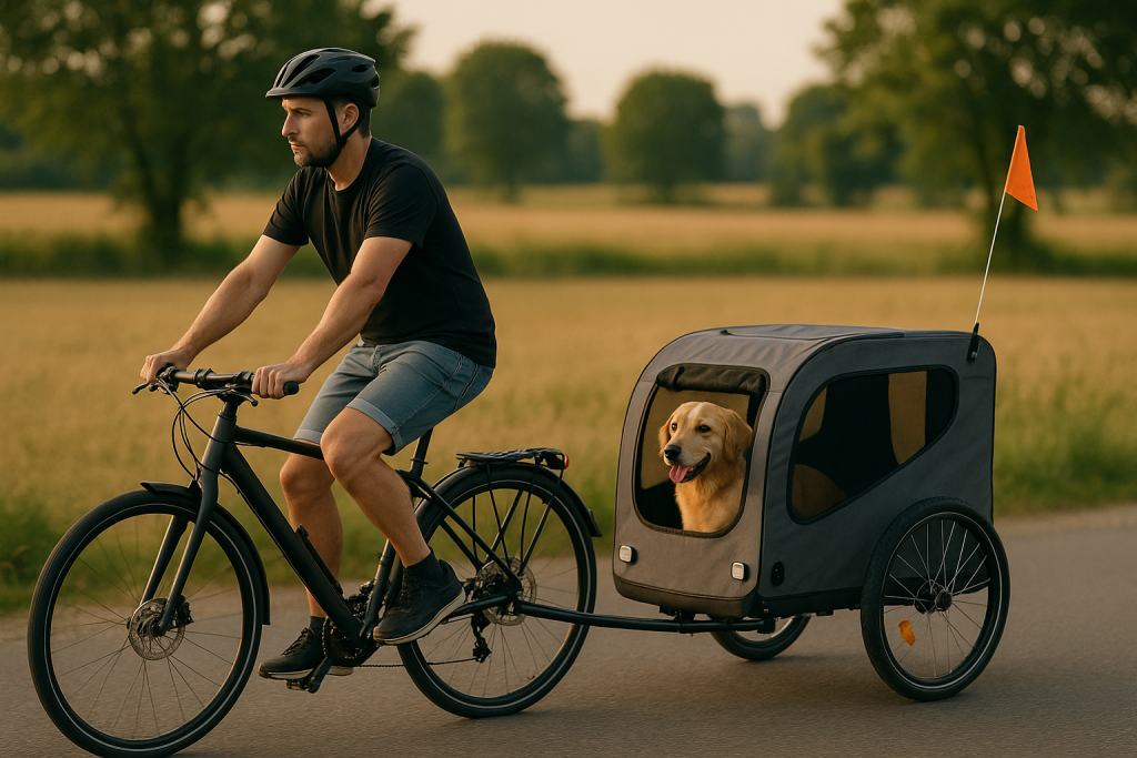 remorque vélo chien