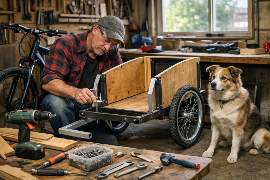Comment fabriquer une remorque vélo pour chien