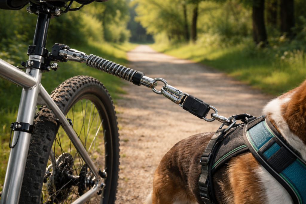 laisse de vélo chien