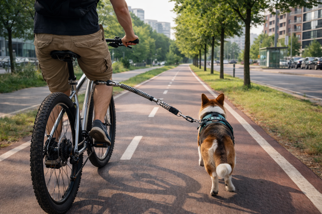 laisse de vélo pour chien