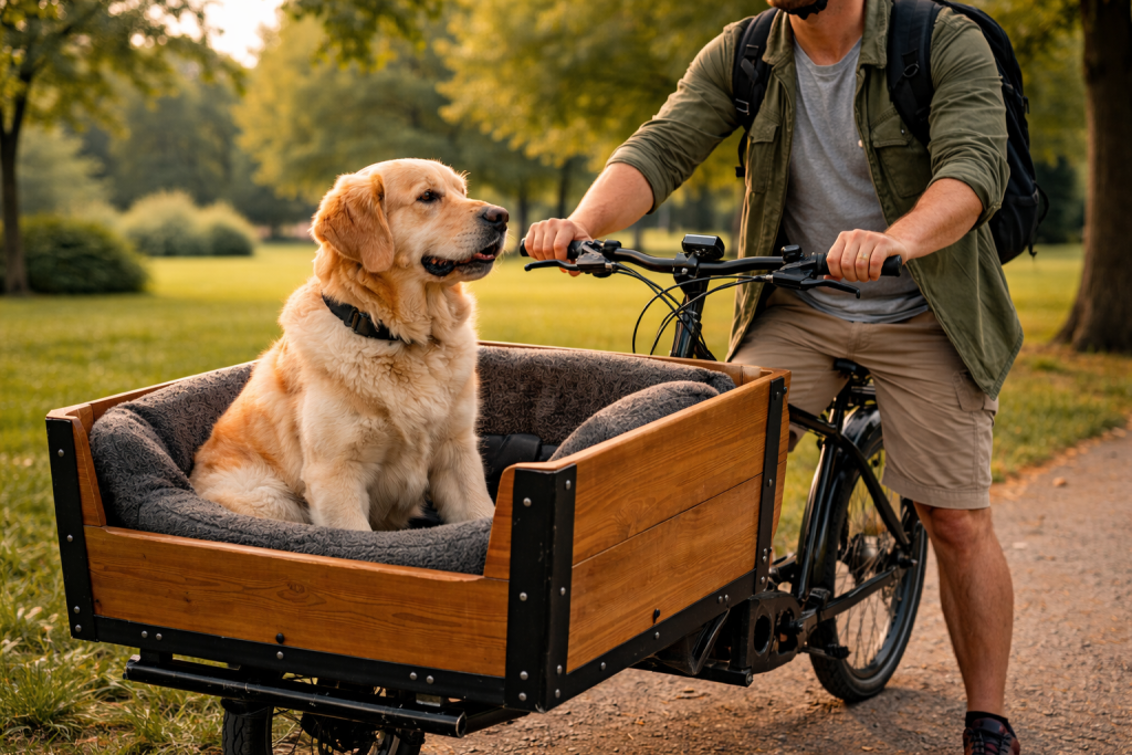 porte vélo chien