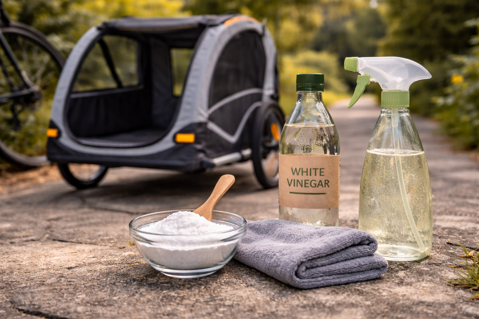 produits pour nettoyer remorque vélo chien