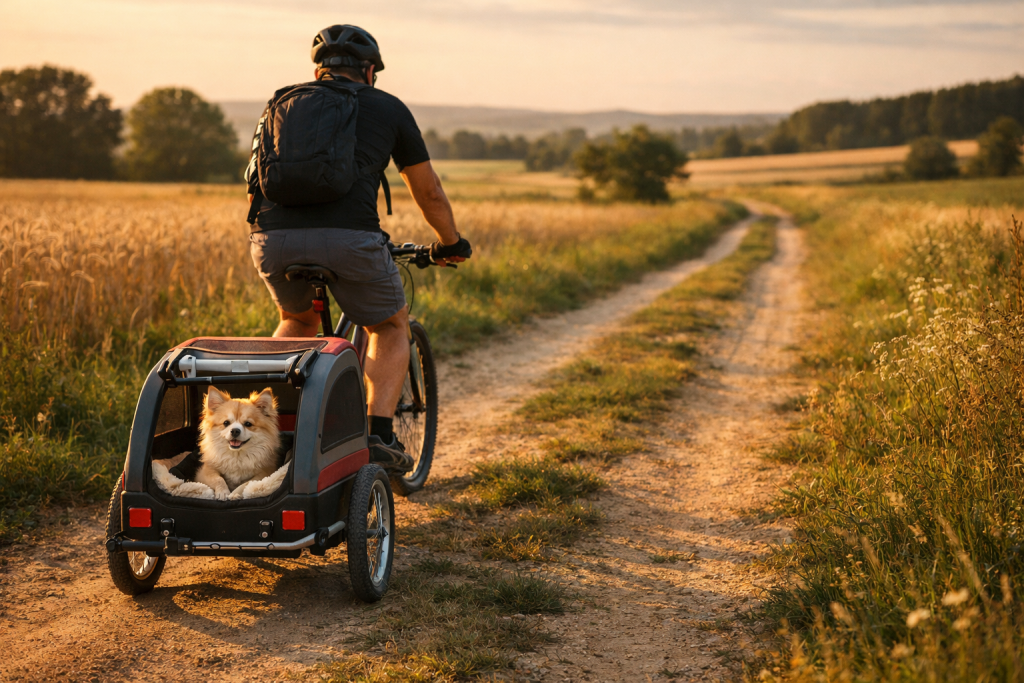 remorque vélo chien 10kg