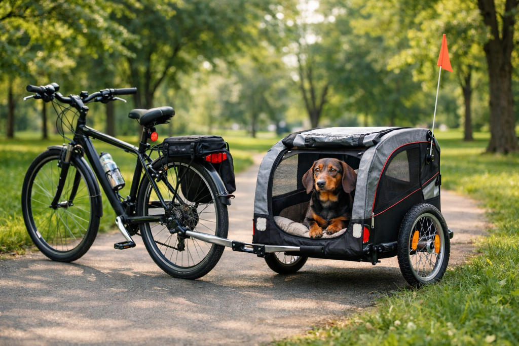remorque vélo chien 20 kg