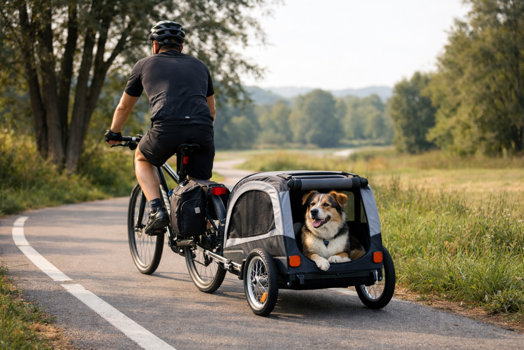 remorque vélo chien 30kg