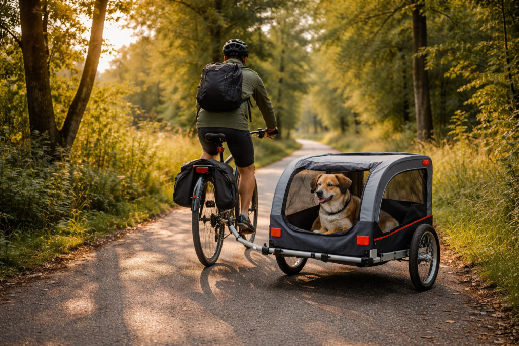 remorque vélo chien 40kg