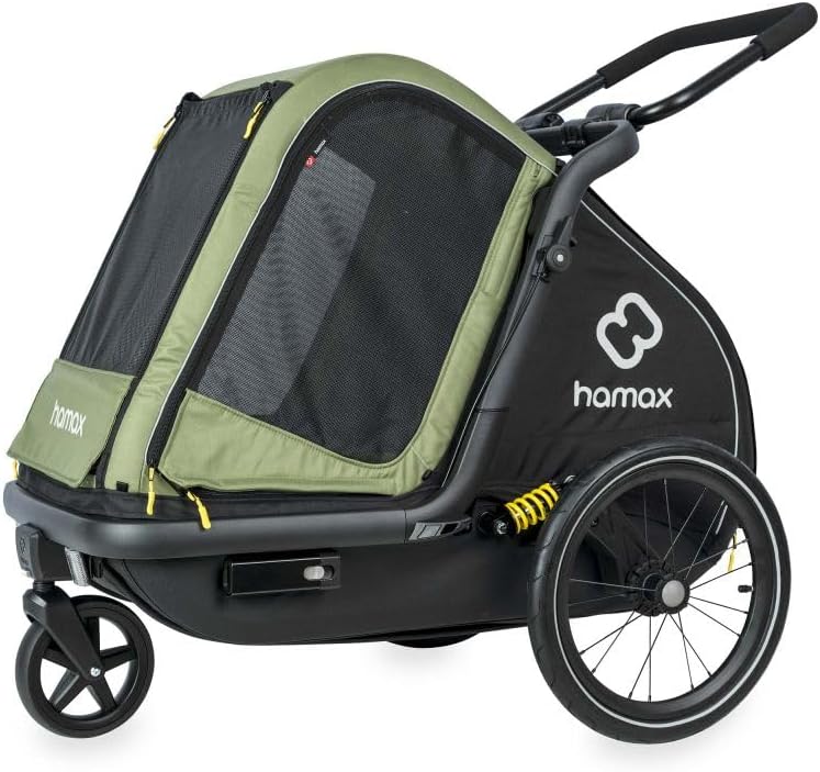 remorque vélo chien hamax 35kg poussette