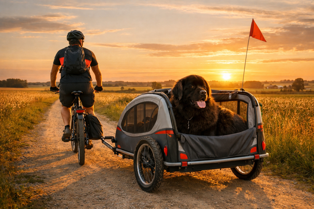 remorque vélo pour chien