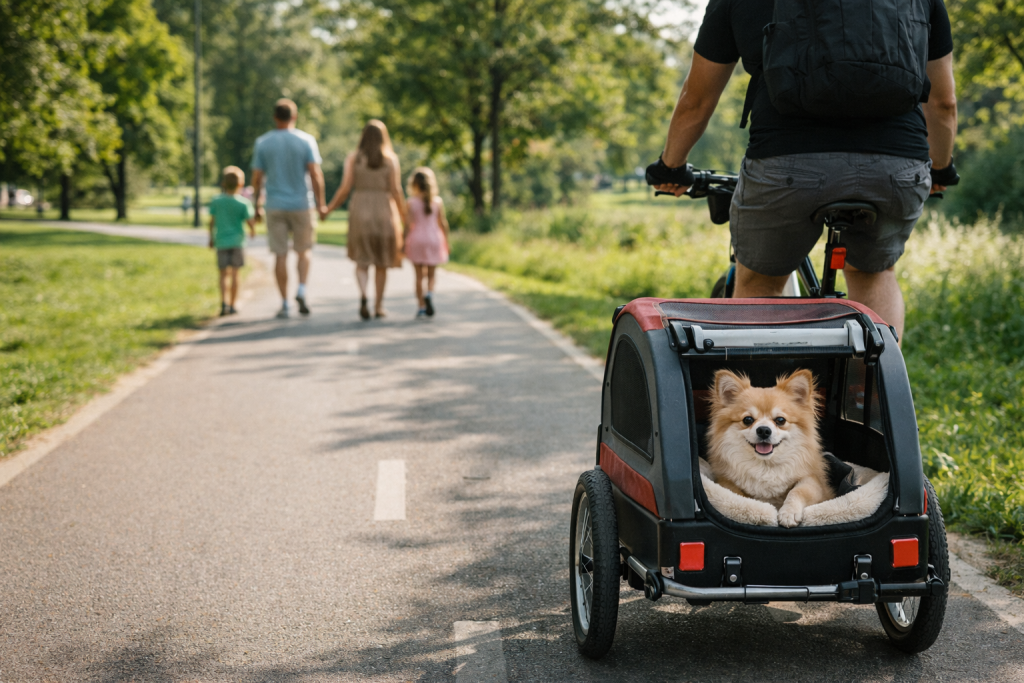 remorque vélo pour chien 10kg