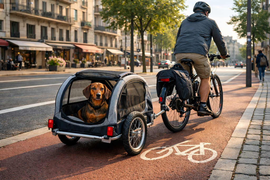 remorque vélo pour chien 20 kg