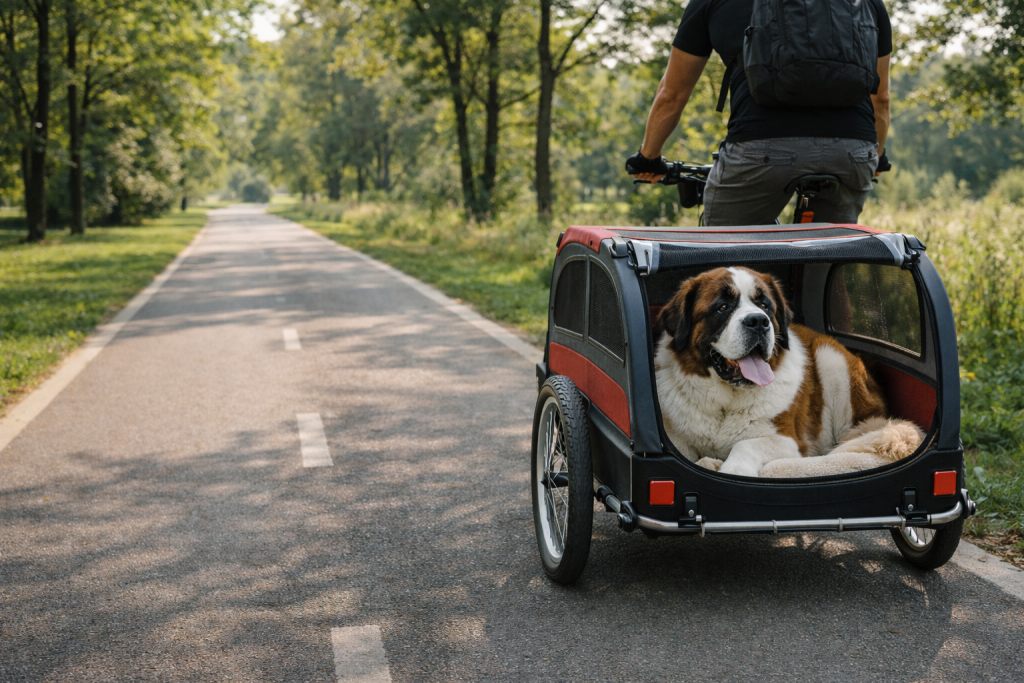 remorque vélo pour chien 70kg