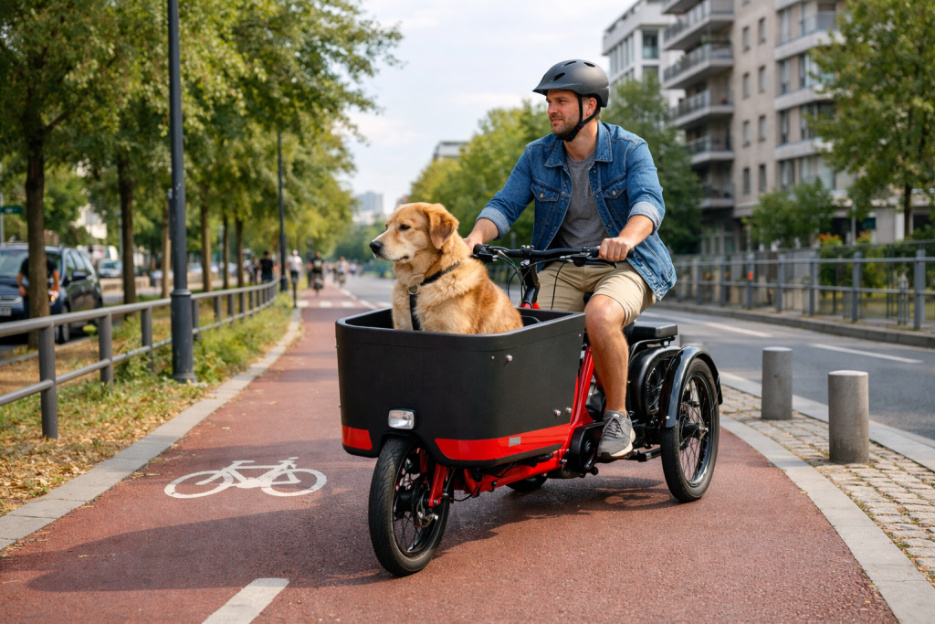 vélo cargo pour chien
