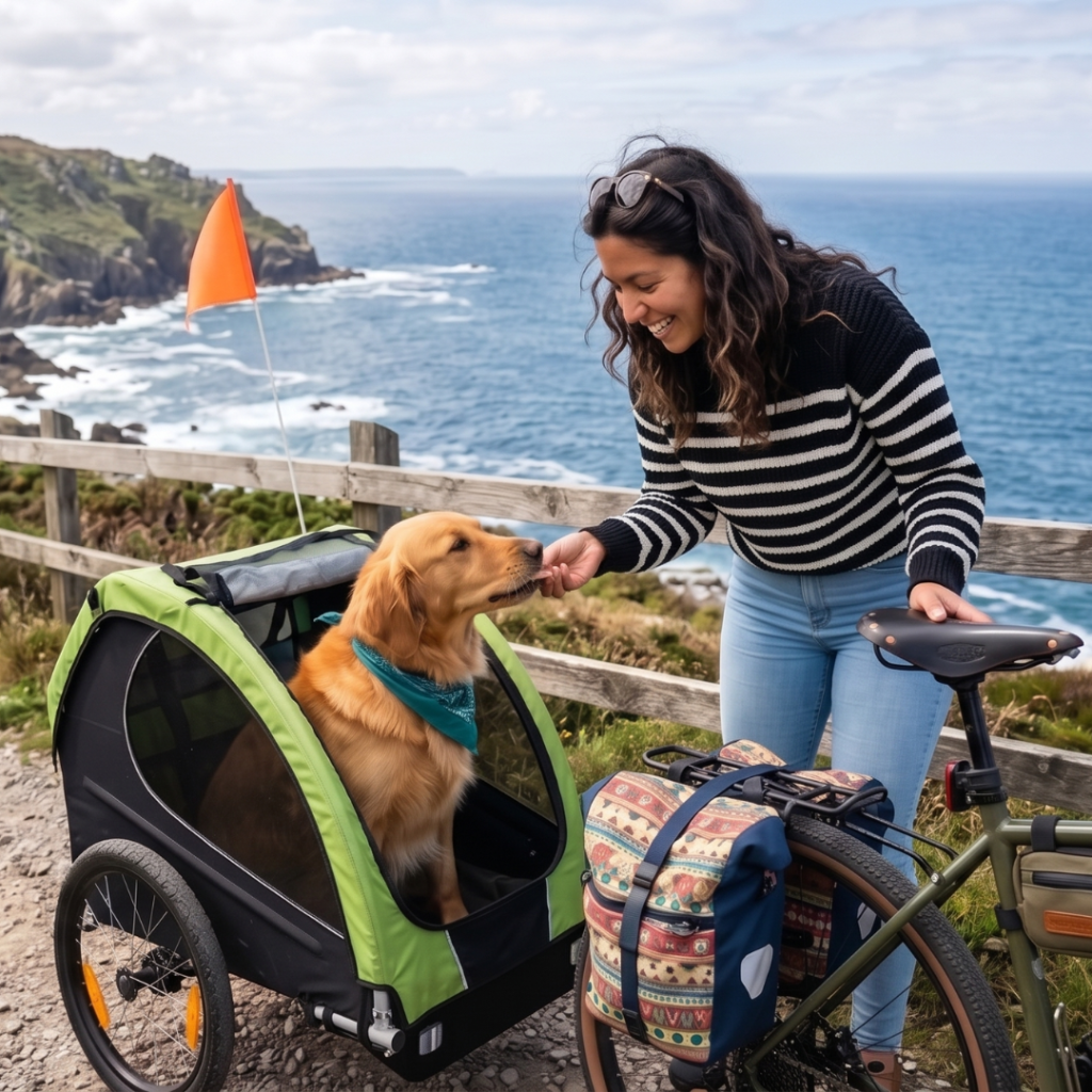 remorque vélo pour chien