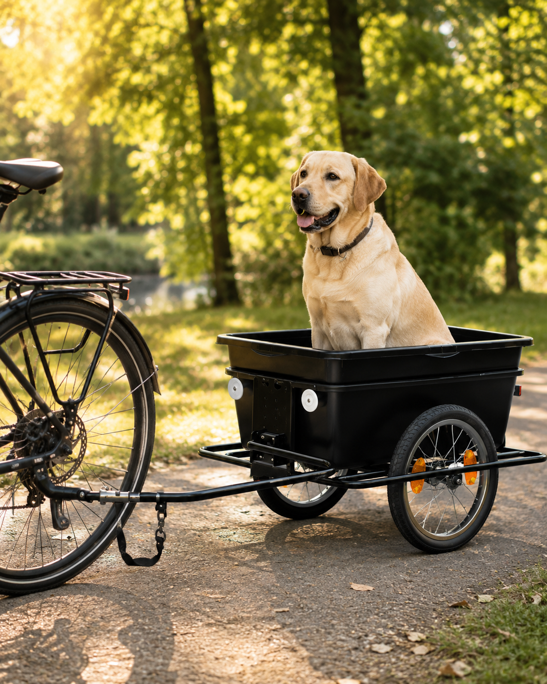 Remorque vélo pour chien Big Boy 50 kg